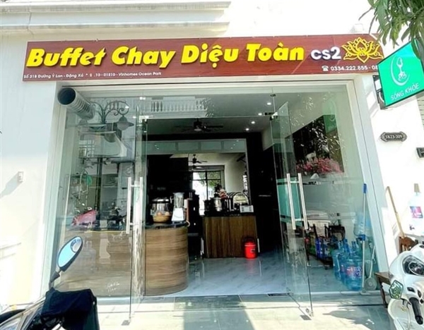 Buffet chay Diệu Toàn