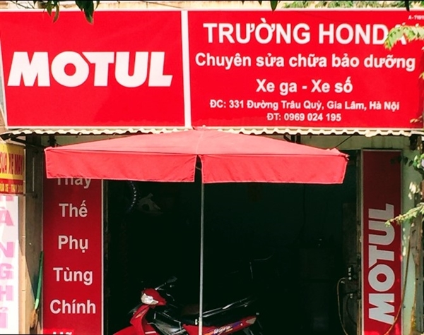 Sửa chữa xe máy Honda Trường